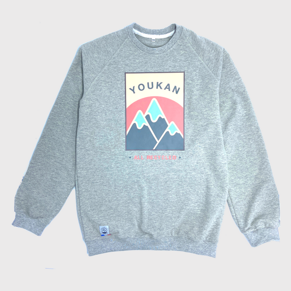 Sweat vintage en tissus recyclés, Made in France